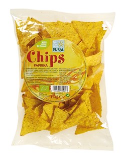 Pural Mais chips paprika bio 125g - 4197